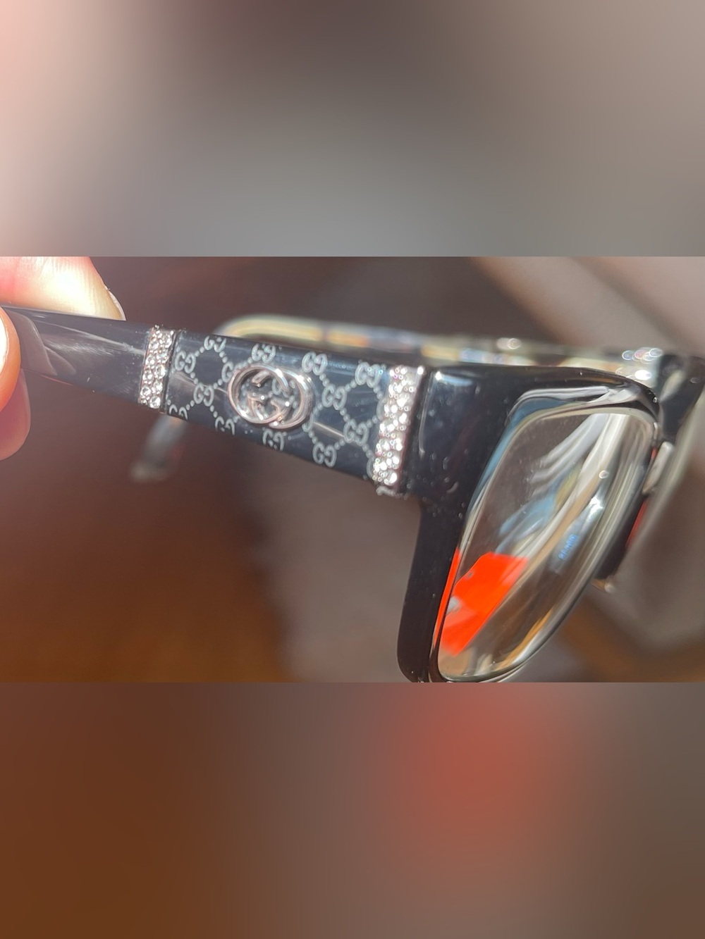 Gucci Black Logo Glasses!!